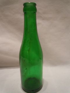 vintage green glass soda bottle duraglas  11