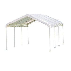Shelterlogic 10 X 20 Steel Frame 8 Leg Canopy Cover For Patio Garden 