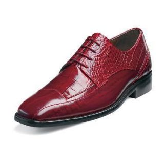 stacy adams tarviso red men s leather dress shoes more