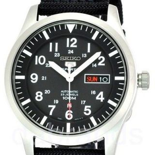 Seiko 5 Men Sports Automatic WR100m Black Watch SNZG15 SNZG15K1