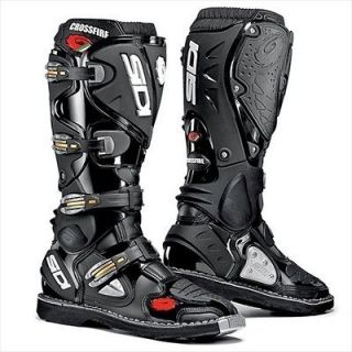 Sidi Crossfire TA Black Off road Motorcycle Boots Size 11.5/46