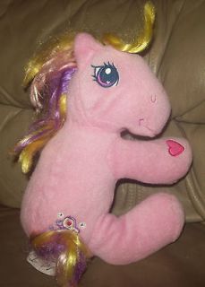 2006 Hasbro My Little Pony 9 Lying Plush Pink Fluttershy (Generation 