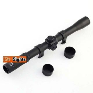   Rifle Gun SCOPE entry level Air Telescopic Sight WITH MOUNTS hunt hot