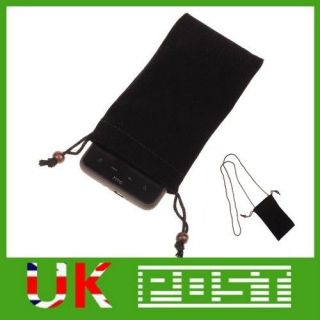 Mobile Phone Pouch with neck strap for Blackberry Curve 8520, Curve 3G 