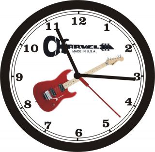 charvel pro mod guitar wall clock  24