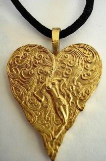 Newly listed ERTE ~ HEART FROM ACES SERIES, NECKLACE (NEW IN BOX)