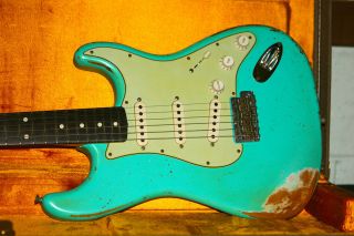 Fender Custom Shop 60 Heavy Relic Stratocaster Strat Seafoam Green 9.5 