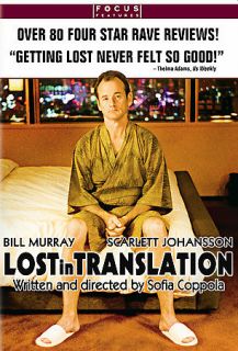    LOST IN TRANSLATION   (Dramedy)   (Scarlett Johansson/Bill Murray