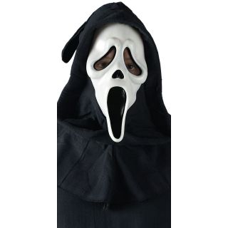Deluxe Movie Edition Ghost Face Mask Scream Adult Scary Costume 