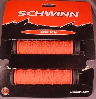 Schwinn Star Handlebar Grips for Comfort Cruiser Mountain Bike Red w 