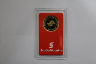grams scotia suisse gold bullion coin pure 999 9