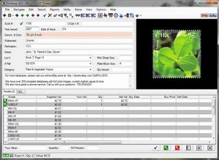   2012 Stamp Collection Software CD Catalog SCOTT#s, Images+Pricing