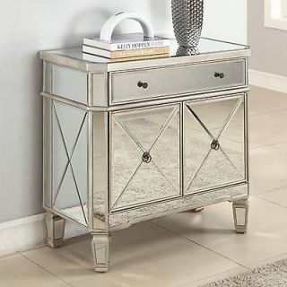 Powell Furniture Mirrored Mirror Sofa Hall Console Foyer Table 233 228