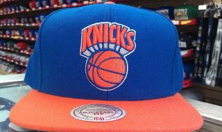 MITCHELL AND NESS BRAND NBA NEW YORK KNICKS SNAPBACK CAP NWT