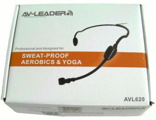 water resistant headset mic aerobic yoga instructor nib time left