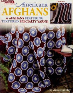afghans made with speciality yarns crochet pattern book time left