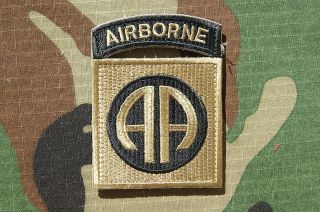 Helmet Patch, 82nd Airborne Div, MultiCam® with Velcro®