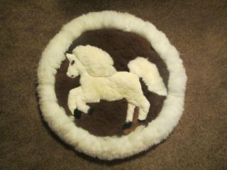 fluffy unicorn alpaca rug mat small time left $ 19
