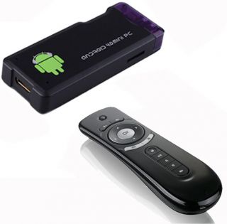   PC Android 4.0 WIFI Google IPTV HD Smart TV Box +3D 2 in 1 Air Mouse