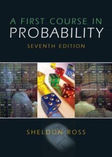First Course in Probability by Sheldon M. Ross 2005, Hardcover 