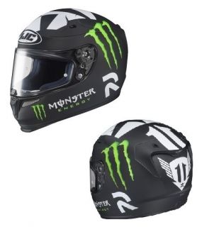 HJC Monster RPHA 10 Ben Spies Replica II Full Face Motorcycle Helmet 