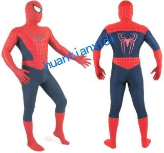   Christmas Party Lycra Zentai Spiderman Super Hero Costumes xs   xxxl
