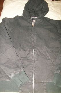 stussy hooded jacket black size m