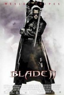 blade 2 wesley snipes regular movie poster sword time left