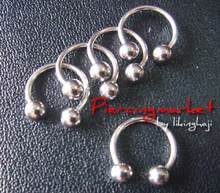   Rings Circular Horseshoe Bars Bulk body piercing jewelry LOT 07W