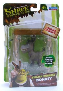 Shrek Forever After Swamp Buddies   Donkey Figure with Barrel of Ooze