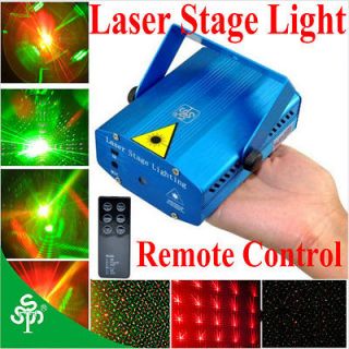 Portable R&G Flashing Laser Stage Lighting Light Remote DJ Party Show 