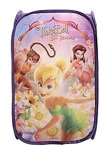 disney fairies tinkerbell pop up hamper toy storage new from