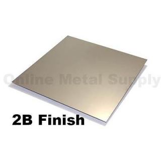304 Stainless Steel Sheet .035 x 12 x 24   2B Finish