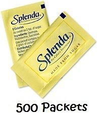 splenda no calorie sweetener 500 packets low shipping time left