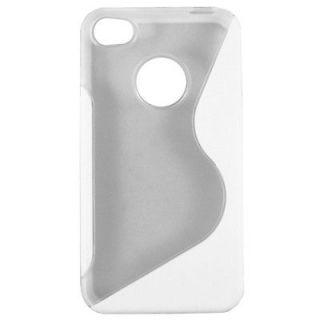   Wave cover case for the iPhone 4 4S cell phone with anti slide grip