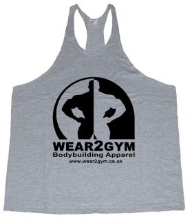 bodybuilding sport muscle y back stringer vest s xxl