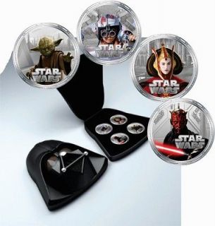 Niue 2012 4x 2$ Star Wars II Darth Vader 4x 1oz Second Release Silver 