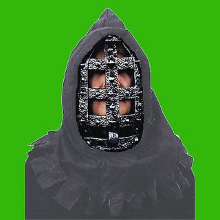 Medieval Gothic~HOODED EXECUTIONER IRON MASK~Steampunk Cosplay Costume 