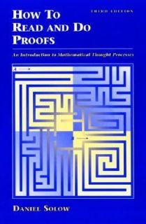   Mathematical Thought Processes by Daniel Solow 2001, Paperback