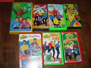 The Wiggles VHS Video Lot of 7 Wiggly Safari   8B