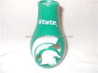 michigan state spartans college chiminea candle holder 