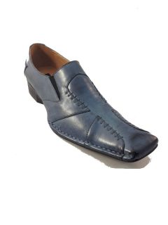 Alberto Fellini Stinson Mens Faux Leather Fashion Shoes Blue