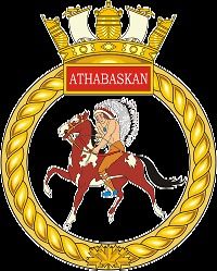 Canadian Navy HMCS Athabaskan (DDG 282) Destroyer Badge Sticker