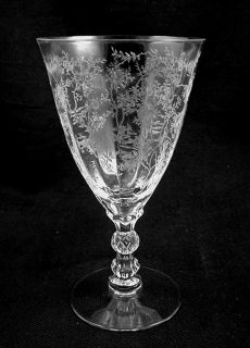 elegant fostoria glass chintz etched ftd water s 9 oz