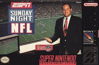 ESPN Sunday Night NFL Super Nintendo, 1994