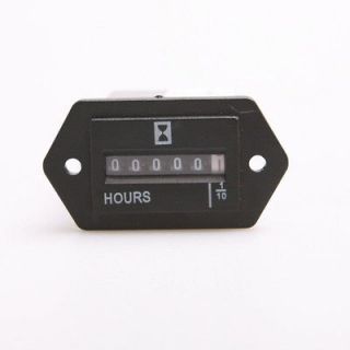 Mini Hour Meter   General purpose   10v to 80v Volts DC For Car Truck 
