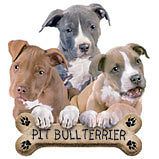 Pit Bull Terrier Pups Dog Sweatshirt Sizes/Colors