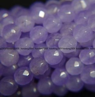 8mm faceted purple alexandrite round loose beads 15 aaa from