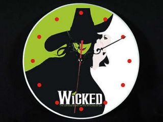 clock 0829 wicked the musical wall clock lovely beauty from