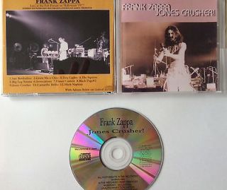 frank zappa jones crusher cd from united kingdom time left